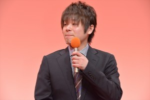 『聖戦ケルベロス 竜刻のファタリテ』製作発表会見に登壇した松岡禎丞