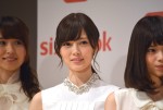 『sizebook』×乃木坂46記者発表会に出席した白石麻衣