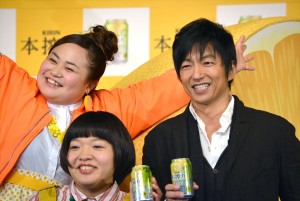 「キリン 本搾りチューハイ」新CM発表会の様子