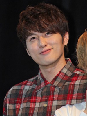 映画『薄桜鬼SSL～sweet school life～ THE MOVIE』完成披露イベントに登壇した稲垣成弥