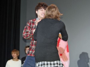 映画『薄桜鬼SSL～sweet school life～ THE MOVIE』完成披露イベントに登壇した稲垣成弥