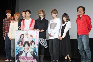 映画『薄桜鬼SSL～sweet school life～ THE MOVIE』完成披露イベントの様子