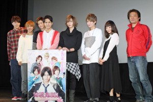 映画『薄桜鬼SSL～sweet school life～ THE MOVIE』完成披露イベントの様子