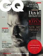 英GQ誌の表紙を飾るデヴィッド・ベッカム