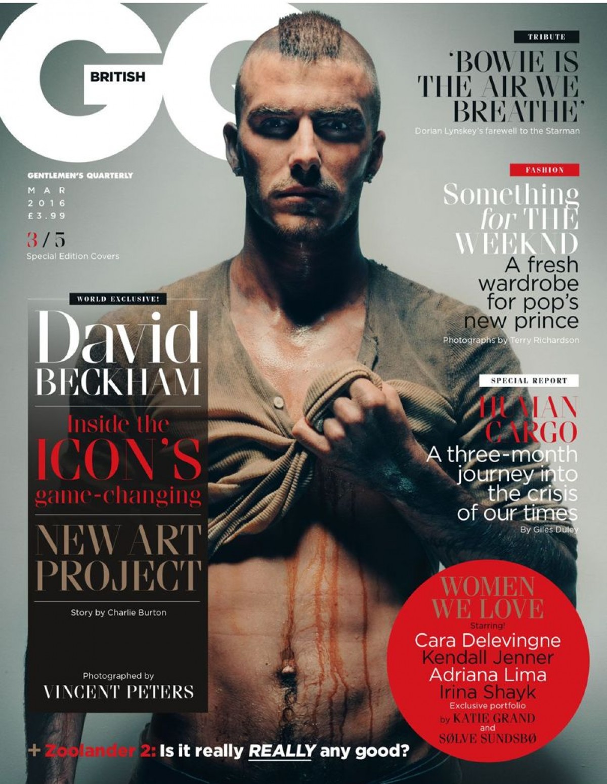 デヴィッド・ベッカム、“人生を象徴する写真”5枚が英GQ誌カバーに
