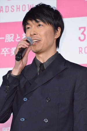 映画『セーラー服と機関銃 ‐卒業‐』特別試写会に登壇した長谷川博己、宇野祥平、大野拓朗