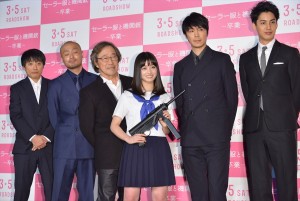 映画『セーラー服と機関銃 ‐卒業‐』特別試写会の様子