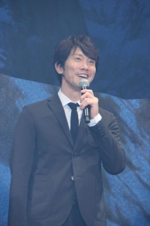 映画『エヴェレスト 神々の山嶺』完成披露試写会に登壇した佐々木蔵之介