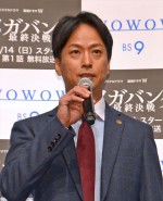 『連続ドラマW　メガバンク最終決戦』完成披露試写会に登壇した椎名桔平