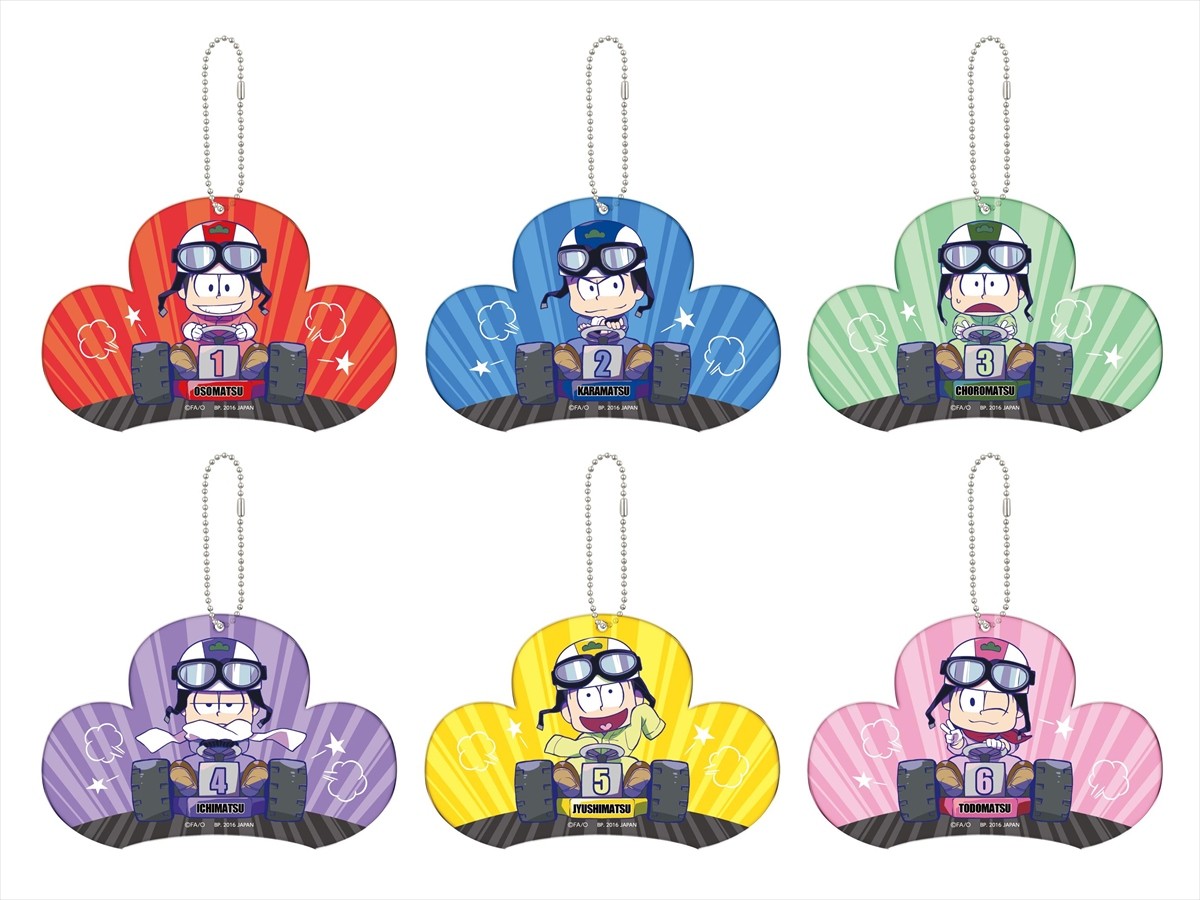 『おそ松さん』アミューズメント景品化　推し松タオル、ポーチ、ペタぐるみなど登場