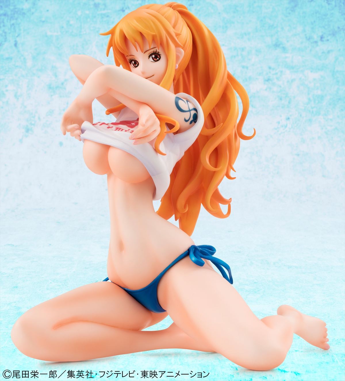 『ワンピース』“ナミ”セクシー過ぎるフィギュア発売！水着に着替える瞬間を立体化
