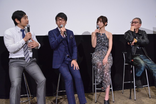 ハマカーン（浜谷健司・神田伸一郎）、篠田麻里子、三池崇史監督、映画『テラフォーマーズ』完成直前イベントに登場