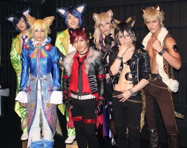 『SHOW BY ROCK!! MUSICAL~唱え家畜共ッ!深紅色の堕天革命黙示録ッ!!』囲み取材にて