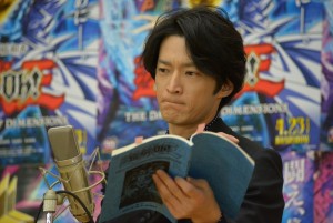 津田健次郎『遊☆戯☆王 THE DARK SIDE OF DIMENSIONS』アフレコイベントにて