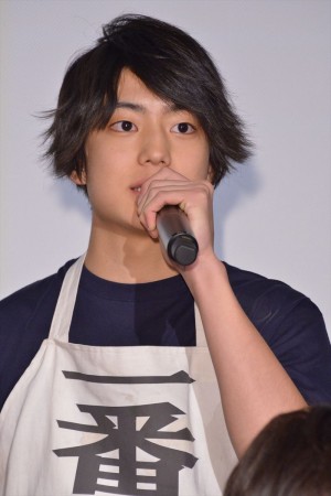 健太郎、『グッドモーニング・コール』完成披露試写会にて