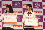 ロッテ「Fit’s」新CM発表会に出席した広瀬すずと南乃彩希