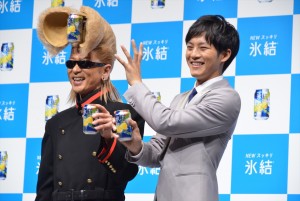 「キリン 氷結　あたらしくいこう」新CM発表会の様子