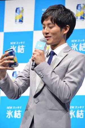 「キリン 氷結　あたらしくいこう」新CM発表会に登場した松坂桃李