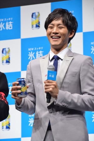 「キリン 氷結　あたらしくいこう」新CM発表会に登場した松坂桃李