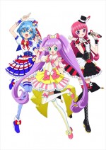 映画『プリパラ み～んなのあこがれ♪レッツゴー☆プリパリ』　メインキャラクターのドロシー、らぁら、そふぃ（左から）