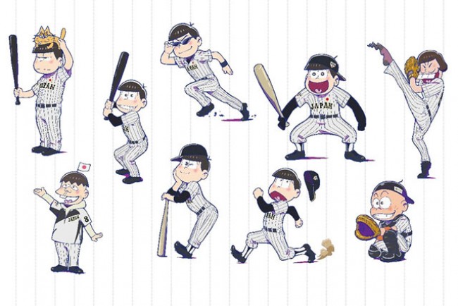 「おそ松さん×侍ジャパン」 コラボビジュアル初解禁