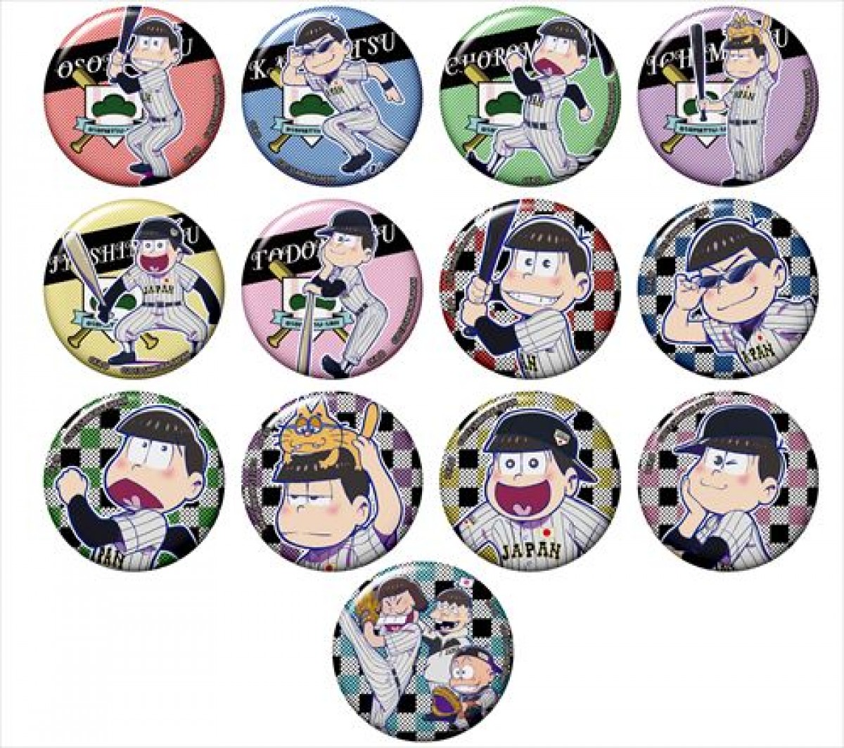 「おそ松さん×侍ジャパン」コラボビジュアル初解禁　パーカーなどグッズも販売