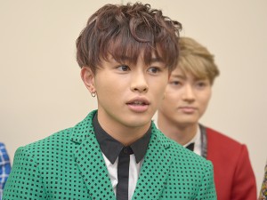 超特急のタクヤ（4号車）、『お義父さんと呼ばせて』囲み取材にて