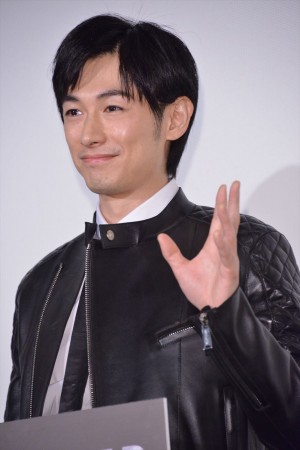 映画『NINJA THE MONSTER』の舞台挨拶に登壇したディーン・フジオカ