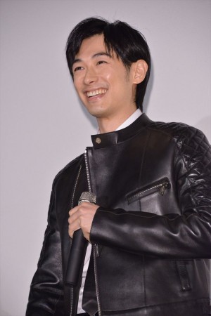 映画『NINJA THE MONSTER』の舞台挨拶に登壇したディーン・フジオカ