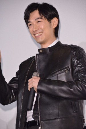 映画『NINJA THE MONSTER』の舞台挨拶に登壇したディーン・フジオカ