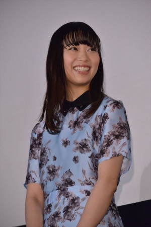 映画『NINJA THE MONSTER』の舞台挨拶に登壇した森川葵