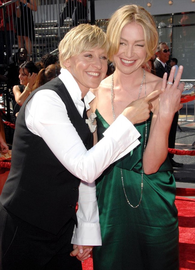 エレン・デジェネレス＆ポーシャ・デ・ロッシ Ellen DeGeneres＆Portia De