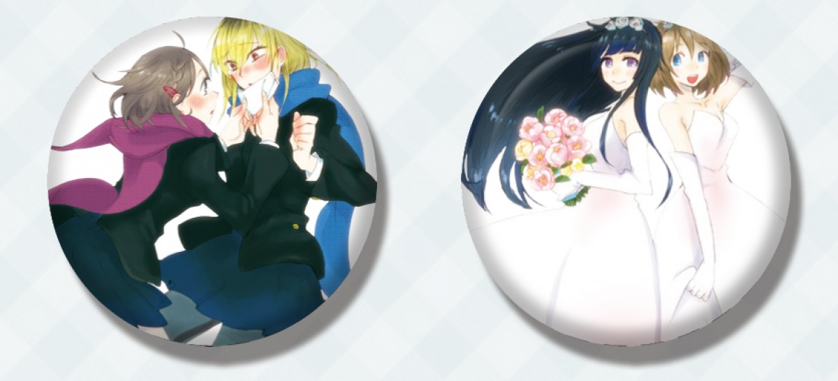 ガールズラブがテーマの「百合展」開催　女性同士の美しすぎる世界を描く
