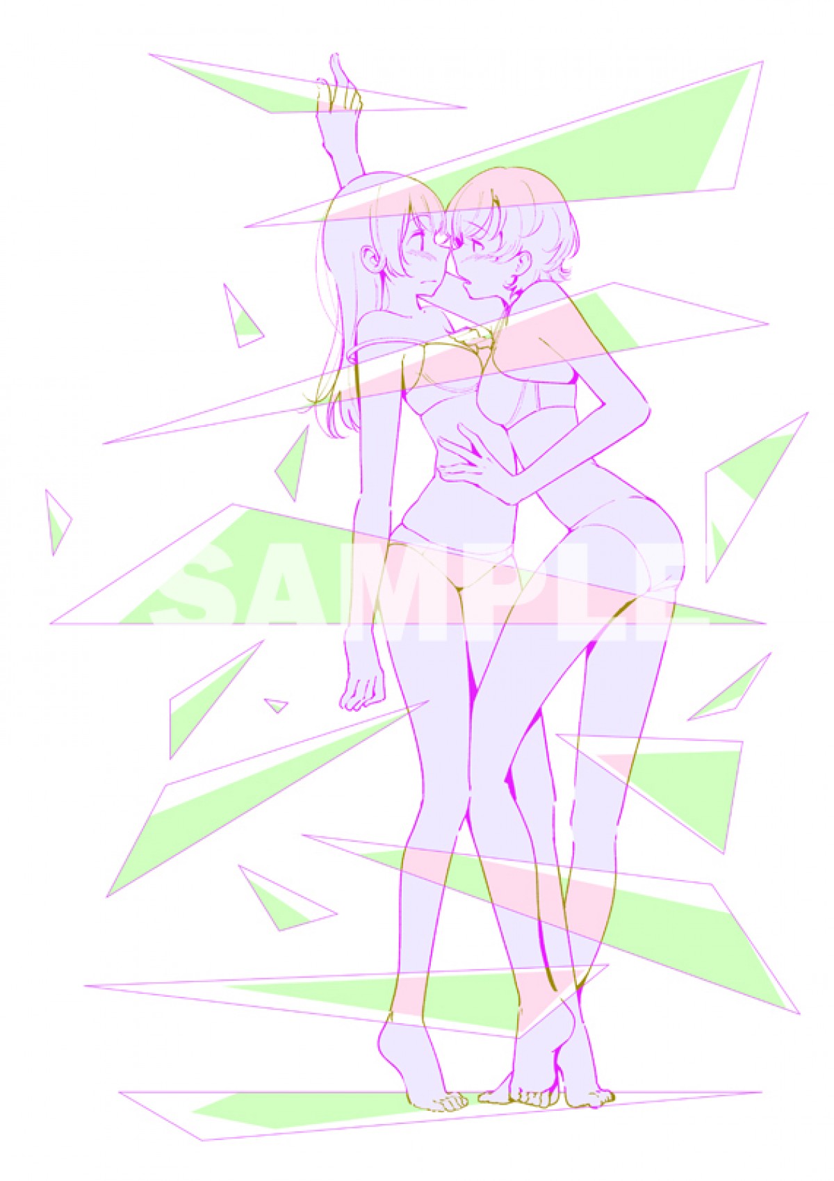 ガールズラブがテーマの「百合展」開催　女性同士の美しすぎる世界を描く