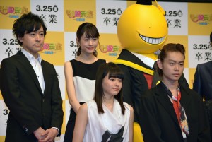 『暗殺教室～卒業編～』製作報告会見の様子