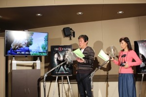 『X‐ファイル 2016』公開アフレコの様子