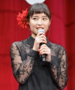 映画『ちはやふる　上の句』完成披露試写会に登壇した広瀬すず