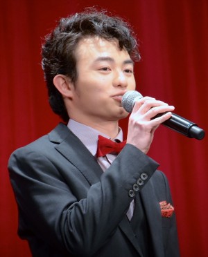 映画『ちはやふる　上の句』完成披露試写会に登壇した森永悠希