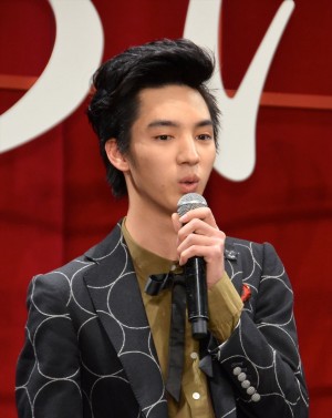 映画『ちはやふる　上の句』完成披露試写会に登壇した清水尋也