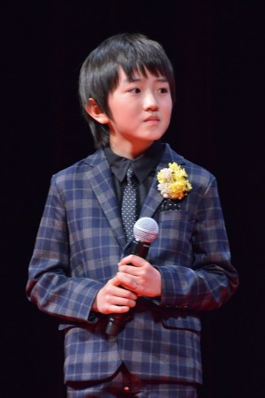 映画『僕だけがいない街』完成披露試写会に登場した中川翼