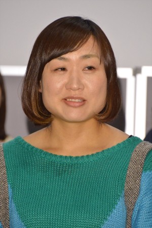 山崎静代、舞台『ダンガンロンパ～希望の学園と絶望の高校生～2016』制作発表会見