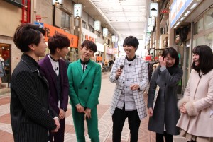 『お義父さんと呼ばせて』主題歌を歌う超特急が大阪でドラマのPR