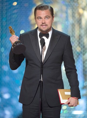 レオナルド・ディカプリオ、悲願の主演男優賞（『レヴェナント：蘇えりし者』）を受賞