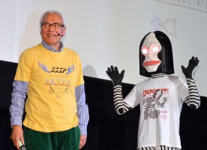 『劇場版　ウルトラマンX』舞台挨拶に特別ゲストとして登場した黒部進