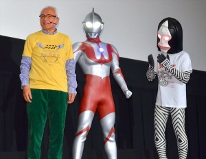 『劇場版　ウルトラマンX』舞台挨拶に特別ゲストとして登場した黒部進