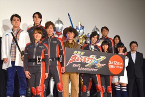 『劇場版 ウルトラマンＸ』完成披露舞台挨拶の様子