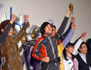 『劇場版 ウルトラマンＸ』完成披露舞台挨拶の様子