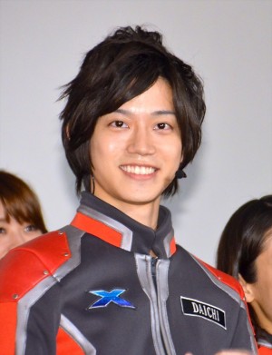 『劇場版 ウルトラマンＸ』完成披露舞台挨拶に登壇した高橋健介