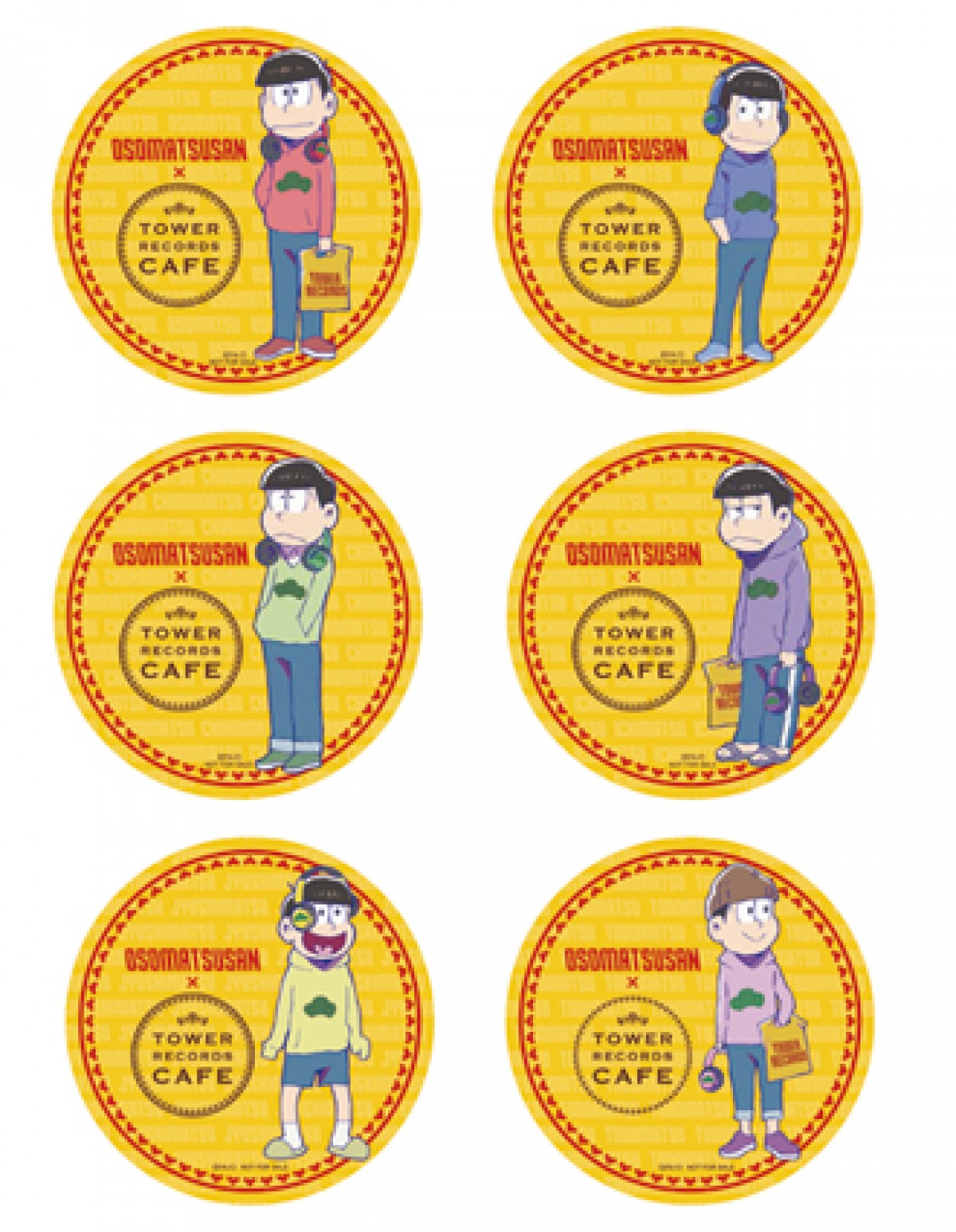『おそ松さん』コラボカフェ期間限定オープン　オリジナルグッズも多数