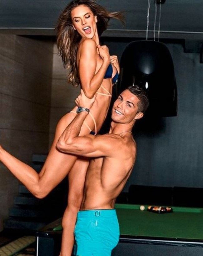 アレッサンドラ・アンブロジオ＆クリスティアーノ・ロナウド　Alessandra Ambrosio　Cristiano Ronaldo